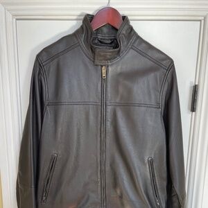 Rodd&Gunn Cromwell Mens Espresso Brown Soft Leather Jacket